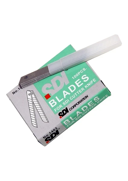 SDI Geniş Maket Bıçağı Yedeği 100Lu